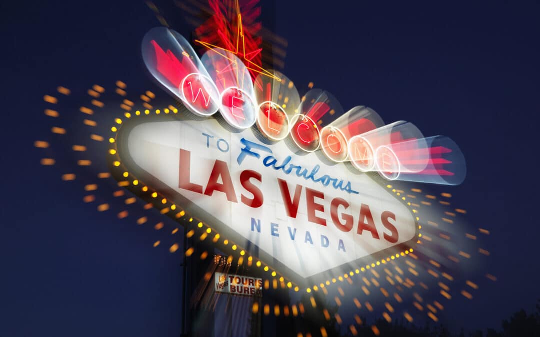 Blurred Las Vegas